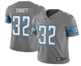 Nike Men & Women & Youth Detroit Lions #32 DAndre Swift 2021 Gray Vapor Untouchable Limited Stitched Jersey,We sell and wholesale Nike Men & Women & Youth Detroit Lions #32 DAndre Swift 2021 Gray Vapor Untouchable Limited Stitched Jersey on line form chian!